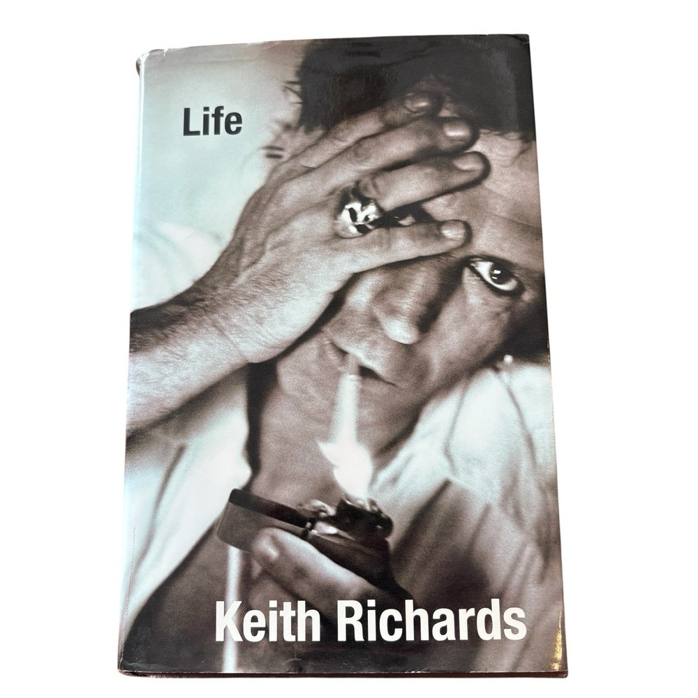 Life by Keith Richards 1st Edition Hardcover Book Digitally Signed Rolling Stone
